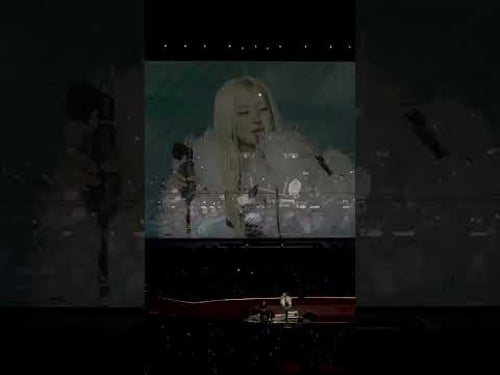 #blackpink Rosé performing “Call It the End” live at Barcelona