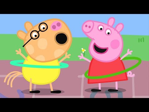 Skipping and Hula Hooping with Peppa Pig!
