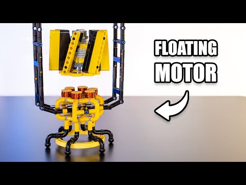 Making a FLOATING Lego Motor Powered By The Sun!