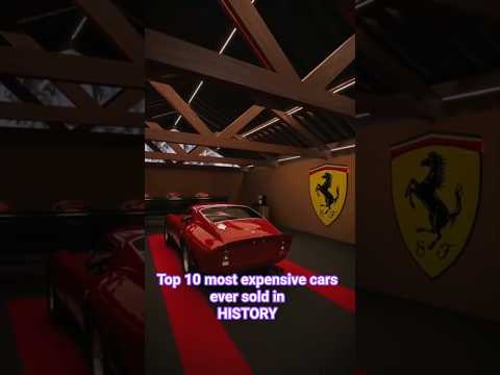 Top 10 most expensive cars ever sold in the History #2025cars #history #automobile #cars