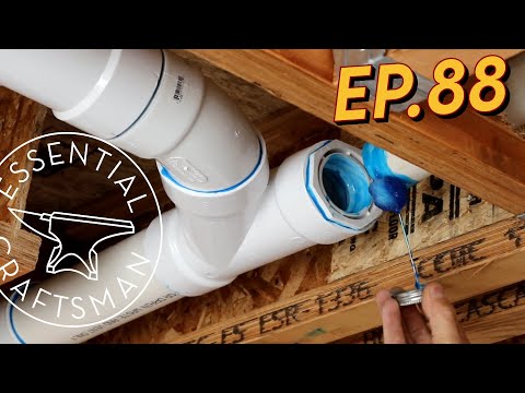 Plumbing Top Out - Waste, Drain, and Vent Ep.88