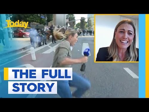 Reporter shot with rubber bullet in LA: The FULL story | Lauren Tomasi interview | Today's Take