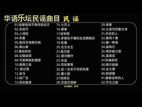 华语乐坛民谣#民谣 #华语金曲 #音樂