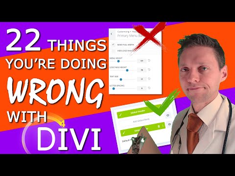 22 Things You're Doing WRONG with Divi!