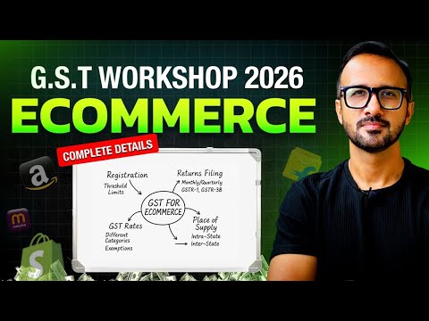 GST Workshop 2025: Complete Guide for Ecommerce Beginners (Amazon, Flipkart, Meesho, Shopify)