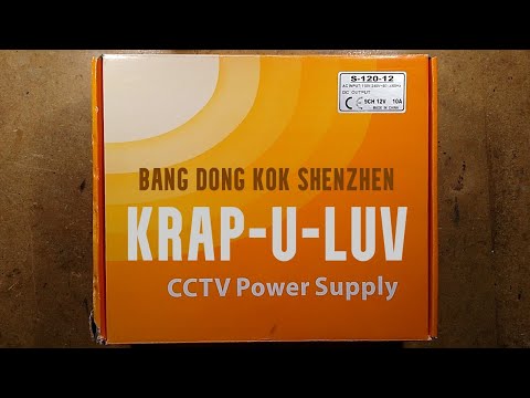 Shonky CCTV power supply teardown
