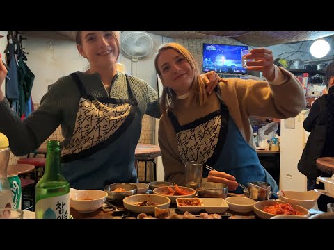 한국 노포감성에 취하는 우크라이나 쌍둥이 자매