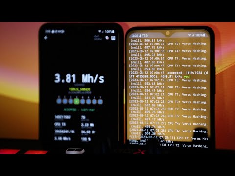 How to gain 20% MORE Veruscoin Hashrate Mining on your Phone!