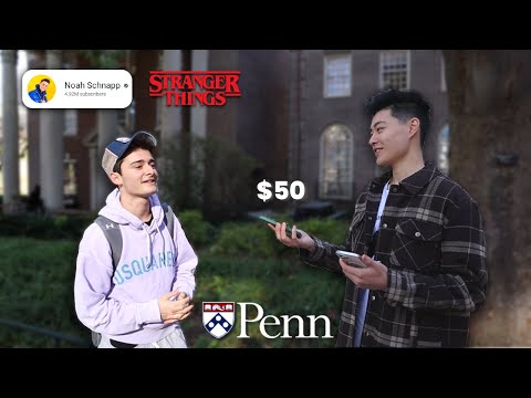 Giving Students $50 If They Answer THIS Question Correctly (ft. Noah Schnapp)