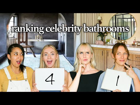 which celebrity has the BEST bathroom?