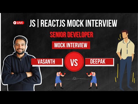 ReactJS & JS Mock Interview Pt - 2 | π Senior Developer π | π₯ All questions rightly answered π₯