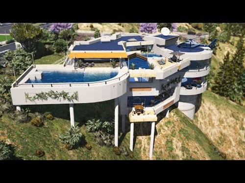 GTA 5 Mods - BILLIONAIRES MANSIONS MOD TOUR #3!! GTA 5 Mansions Mod Gameplay! (GTA 5 Mods Gameplay)