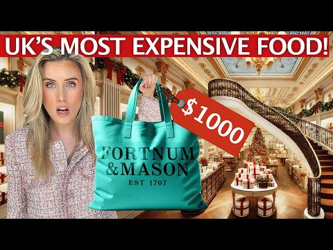 Christmas At UK's MOST EXPENSIVE Food Store | Fortnum & Mason