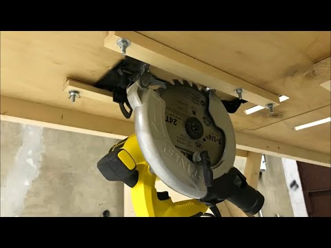 Как сделать распускной стол своими руками из ручной циркулярной пилы?!