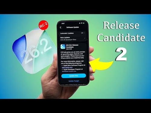iOS 26.2 RC 2 Released 🔥 | New Features, Performance, Battery Life (HINDI)