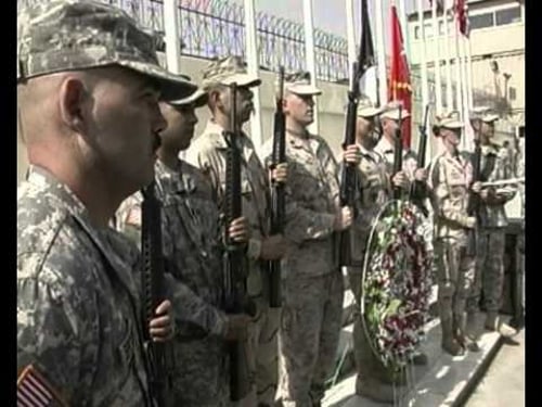 9/11: American Solders commemorate the 5th anniversary of the 9/11 attacks in Afghanistan