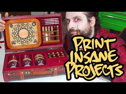 3D Printing Tricks in Action: Making a Mad Scientist's Alchemy Lab for LARP