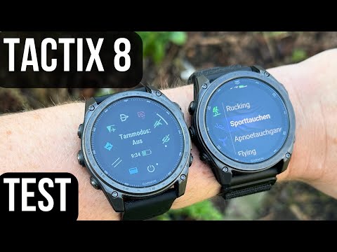 Garmin Tactix 8 (AMOLED und SOLAR) Test – Die perfekte Outdoor-Uhr?