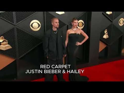 RED CARPET JUSTIN DAN HAILEY BIEBER _ GRAMMY AWARDS 2026