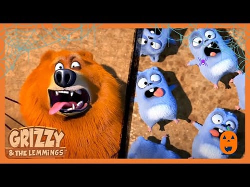 Grizzy & The Lemmings - Spooky Season Begins! | WildBrain Zoo | 🐻🐹 Cartoon for Kids