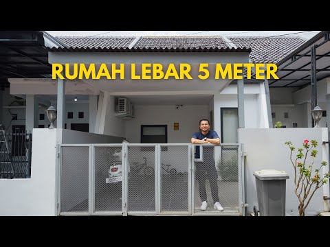 Rumah Minimalis yang Memanjang ke Belakang