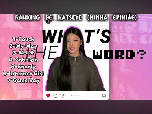 RANKING das MÚSICAS do KATSEYE (minha opinião) @mundodalolly11