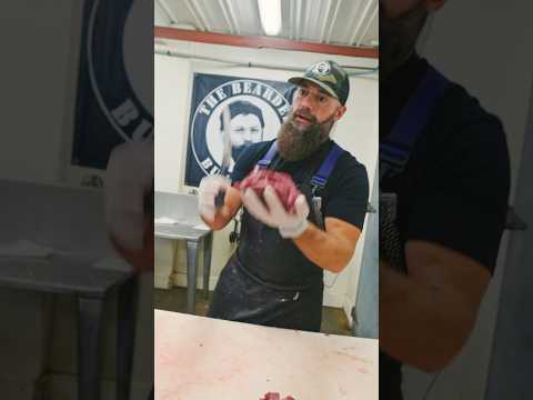 Tajima wagyu beef jerky πͺ #shorts #beef #wagyu #butcher