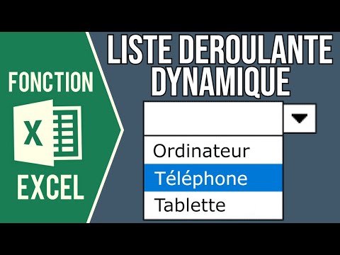 EXCEL - CRÉER UNE LISTE DÉROULANTE DYNAMIQUE (La meilleure façon de faire)