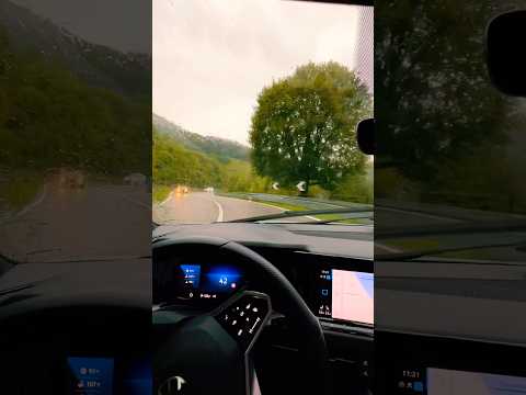 Driving Through Swiss Mountains in the Rain 🌧️🇨🇭