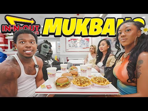 Deshae Frost In N Out MUKBANG (ft SpaceGod & 3 Baddies)