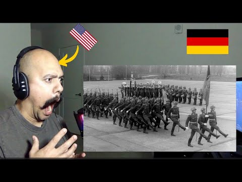 Military Ceremony by the NVA Orchestra on State Occasions East German Film 1962 | American Reaction