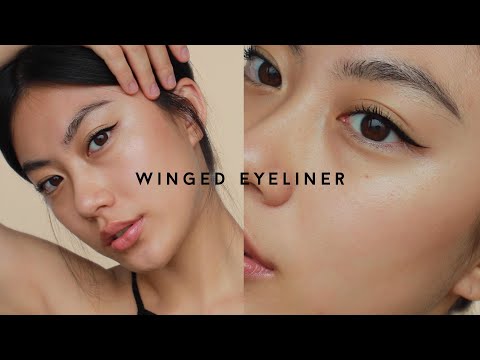 WINGED EYELINER MAKEUP LOOK