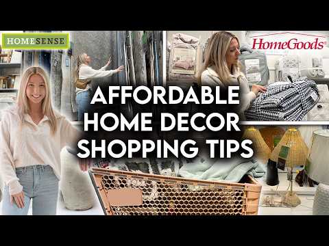 HOMEGOODS + HOMESENSE SHOP WITH ME | NEW DESIGNER DUPES