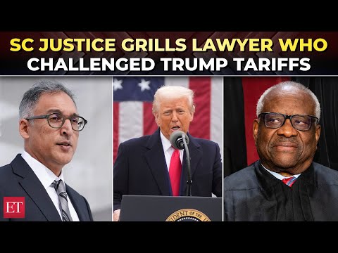 ‘It’s simply common sense!’: Justice Thomas grills Dem lawyer in SC clash over Trump tariff legality
