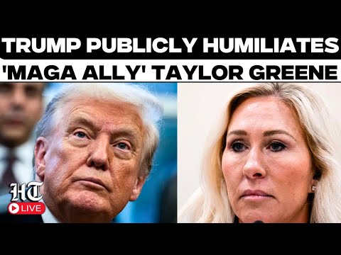 Trump Live | US President Donald Trump BLASTS ‘MAGA Ally’ Taylor Greene | White House | Al-Sharaa