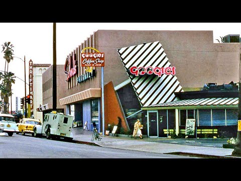 Googie Architecture by John Lautner. History, overview and reconstruction of Googies Coffeeshop