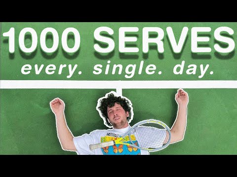 I hit 1000 SERVES Every Day For ONE WEEK!