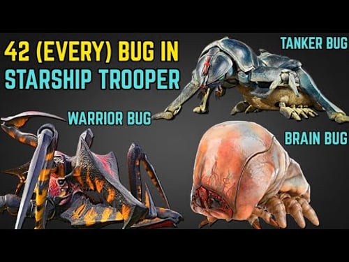 42 (Every) Bugs In Starship Troopers Franchise - Explored In Detail