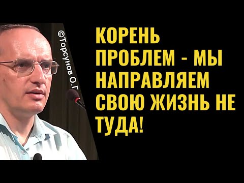 Корень проблем - мы направляем свою жизнь не туда! Торсунов лекции Смотрите без рекламы!