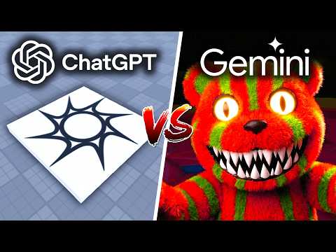 ChatGPT vs Gemini Make a Roblox Horror Game