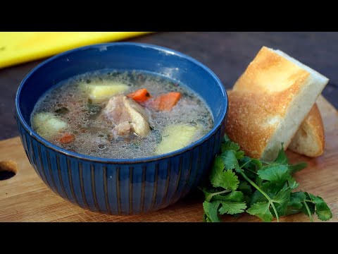 КАК ЖЕ ЭТО ВКУСНО! Приготовили ШУРПУ на КОСТРЕ по классическому рецепту!