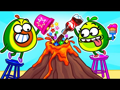 How to make a Volcano Safety | Giant Volcano Science Fair Experiment Comeback!🌋🏆 Pit & Penny Stories