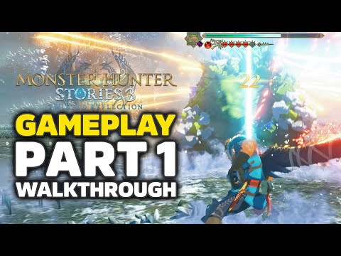 Monster Hunter Stories 3 First Gameplay Walkthrough - Opening, Character Creator & Early Gameplay