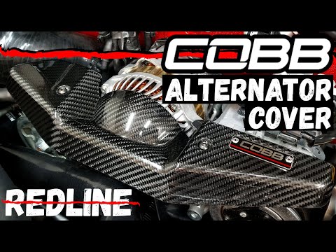 COBB Redline - Subaru STI Carbon Fiber Alternator Cover