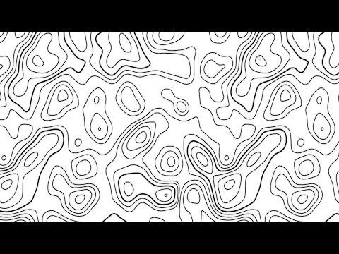 Wavy White Topography 4K UHD | 2 Hours of Abstract Patterns for TV & PC Decor (60FPS)