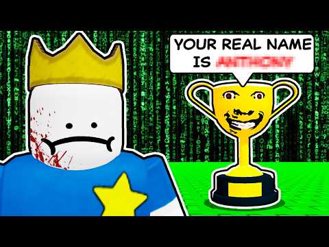 completing the WEIRDEST game on Roblox...