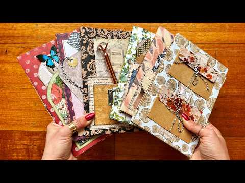 Quick Journals Using 12x12 Paper - Perfect for Craft Fairs!
