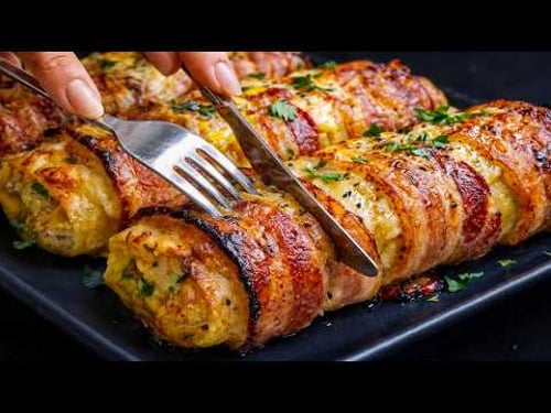 I make them 3 times a week! These crispy chicken bacon rolls will blow your mind!