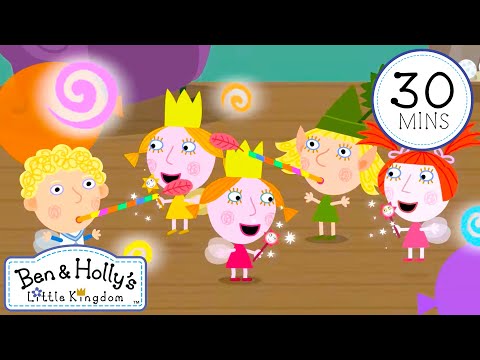 Ben and Holly's Little Kingdom ✨ Daisy and Poppy's Birthday Party! 🎉 Cartoons For Kids