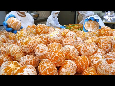 They Pour THIS Much Fruit Into Snacks?! Unique Korean Snack Factory Collection!